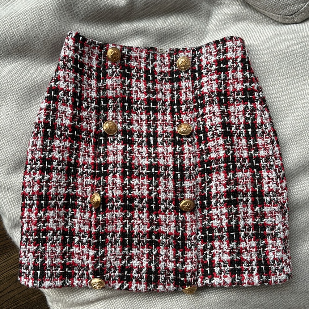 Lioness The South Bank tweed skirt, size XS - Picture 5 of 6